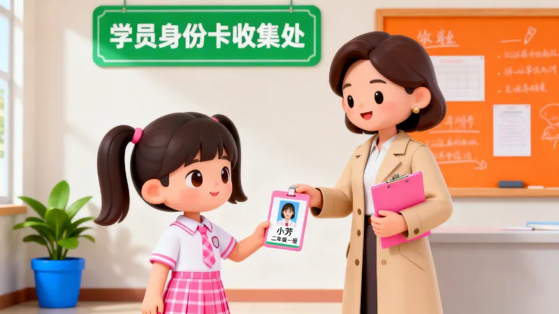 学员身份证件收集卡识别裁剪