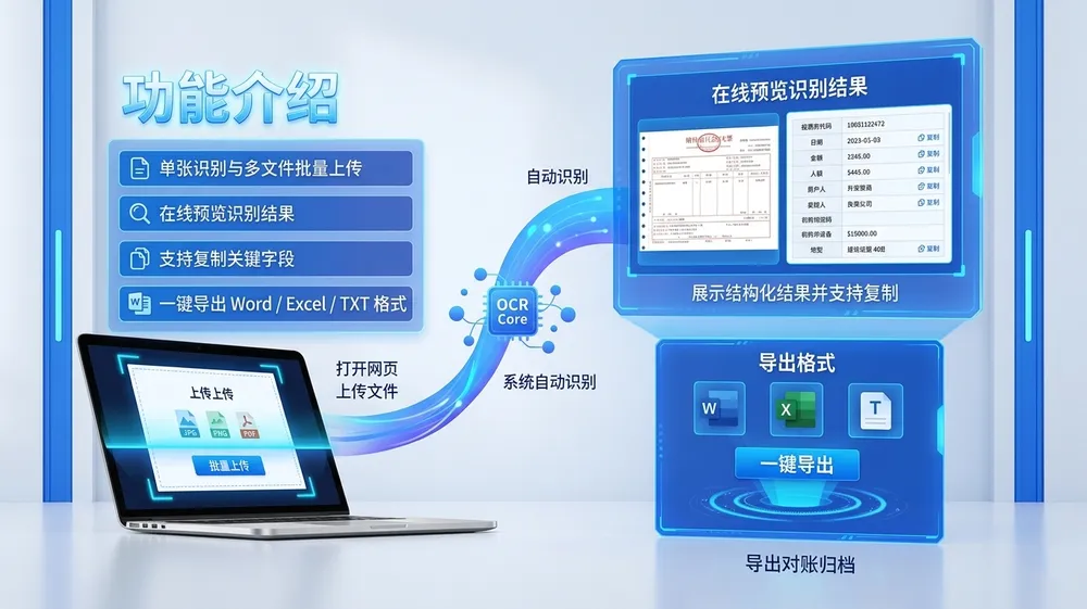 通用票据识别示意图