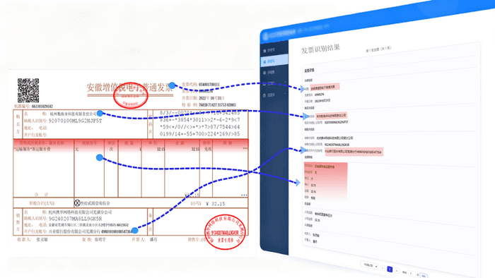 发票OCR识别服务 - 票据全字段结构化输出