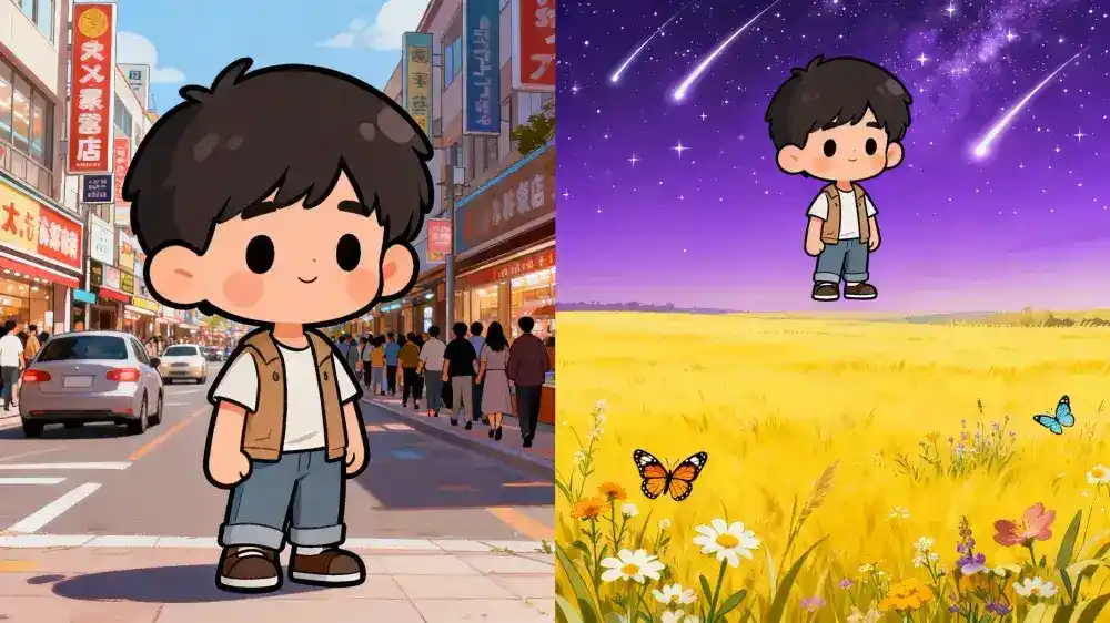 智能抠图应用场景2 - 人像抠图