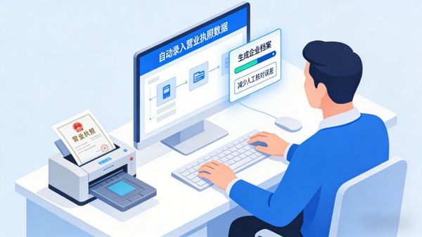 企业工商信息录入识别场景