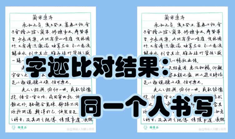 手写笔迹比对API | 99.1%准确率 | 合同笔迹验证-变色龙科技